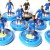 Subbuteo Andrew Table Soccer Manchester United away kit 2016-17 on WSB Professional bases